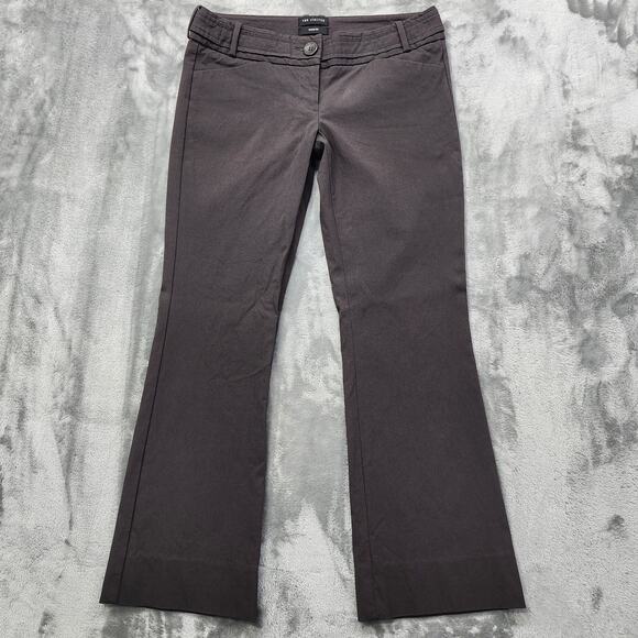 The Limited Pants Womens 2R Gray Drew Fit Low Rise Flare Leg Stretch Office - Picture 1 of 14